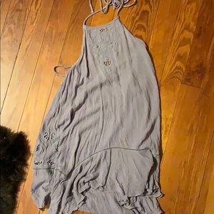 Free people lavender halter tunic size xs